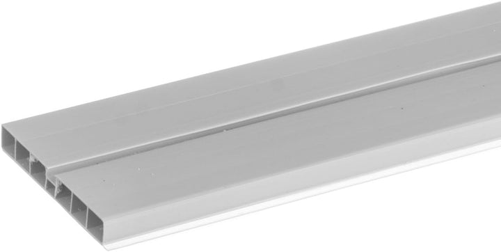 HOLZBRINK 150cm Sockelblende Sockelleiste für Einbauküche 150mm Höhe ALUMINIUM Gebürstet - HBK15 1x