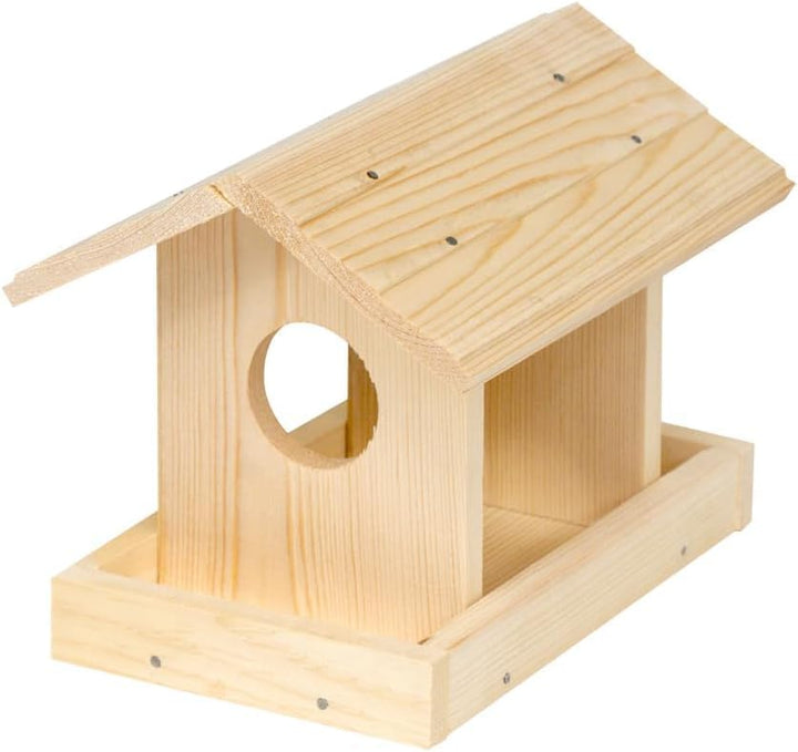 ITA DIY Futterhaus für Vögel zum Zusammenbauen und Bemalen BirdieBuffet - Vogelhaus Komplett Bausatz