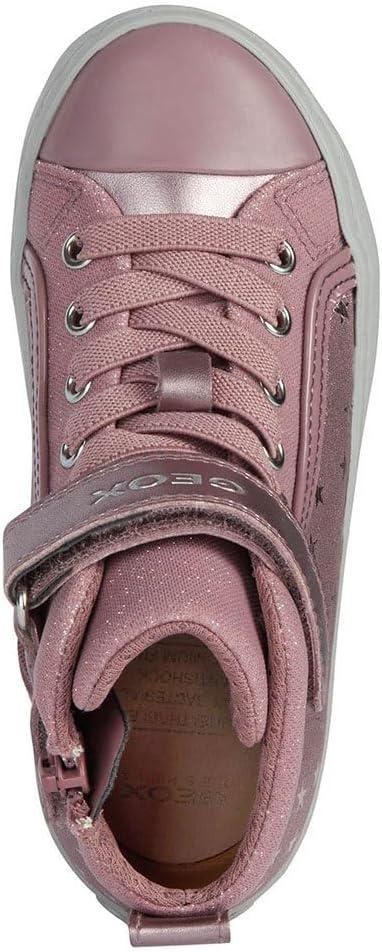 Geox Mädchen J Kalispera Girl I Sneakers 24 EU Rosa Dk Pink C8006, 24 EU Rosa Dk Pink C8006