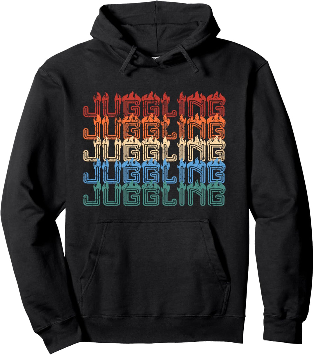 Fire Poi – klassisches Retro-Poi-Künstlergeschenk Pullover Hoodie