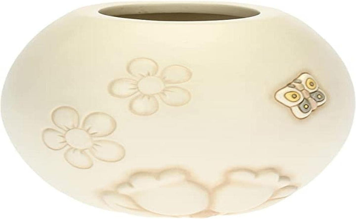 THUN - Dekorative Vase mit Schmetterling und Blumen - Linie Elegance - Living, Haus eingerichtet - K