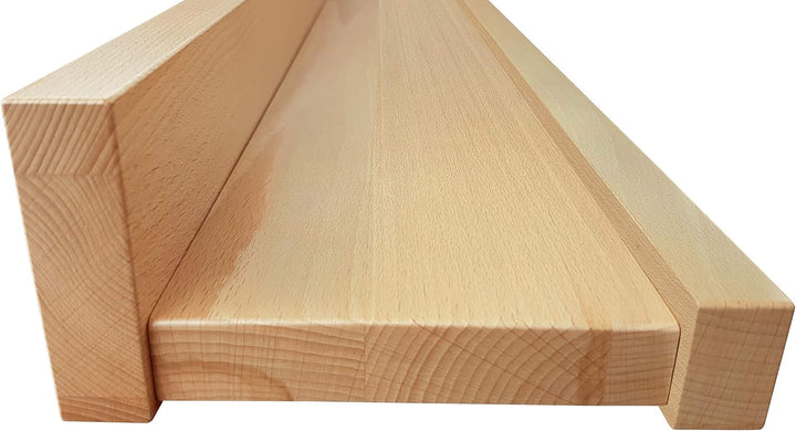 Erst-Holz Bucheablage Regal Fotoleiste für Bilder Bücher und Deko in DREI verschiedenen Längen V-90.