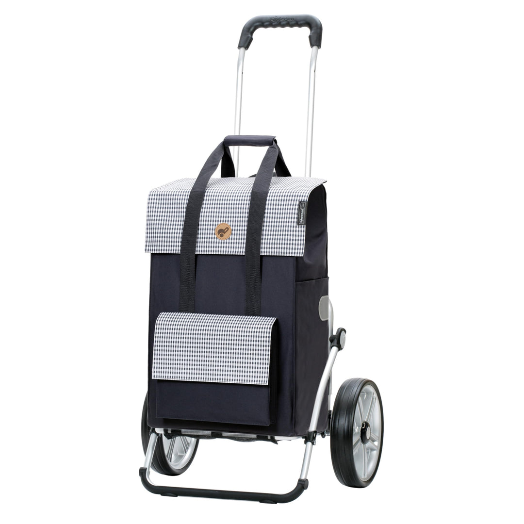 Andersen Einkaufstrolley - klappbar - 54 Liter | Aufhängung für Einkaufswagen - belastbar 50 kg - Al