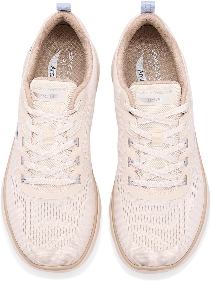 Skechers Damen Arch Fit Summits Daily Flow Turnschuhe 42 EU Natural Taupe, 42 EU Natural Taupe