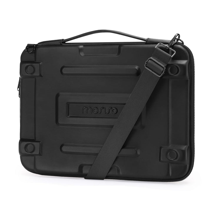 MOSISO Hartschale Laptoptasche, Laptop Schultertasche, Abstrakte Geometrische Wasserdichte Tragetasc