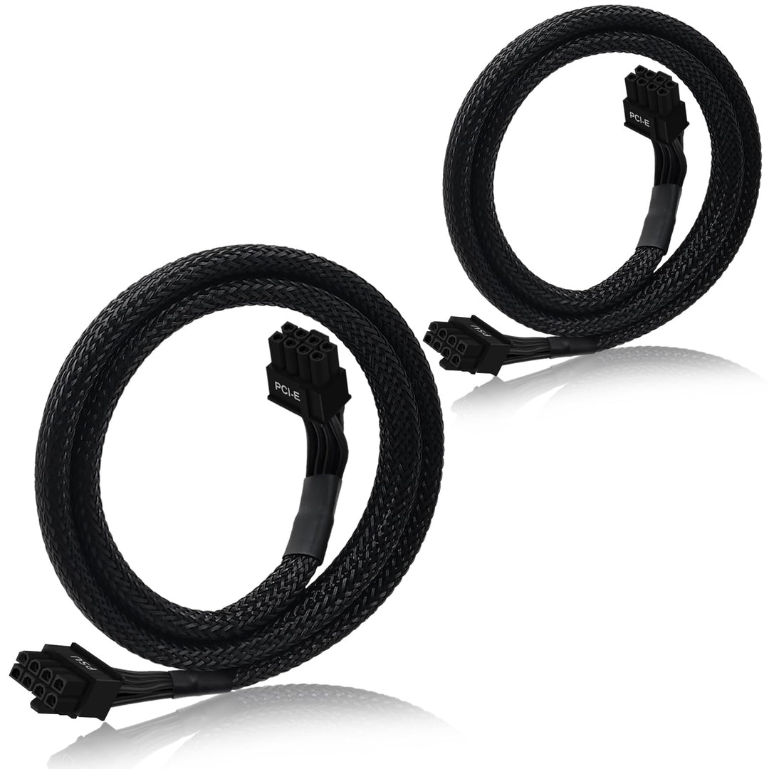 COMeap (2er-Pack) PCIe Kabel für EVGA Netzteil, PCIe 8 Pin Stecker auf 8 Pin (6+2) Stecker, PCI-Expr