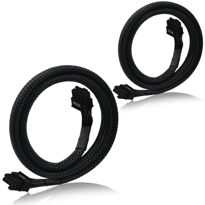 COMeap (2er-Pack) PCIe Kabel für EVGA Netzteil, PCIe 8 Pin Stecker auf 8 Pin (6+2) Stecker, PCI-Expr
