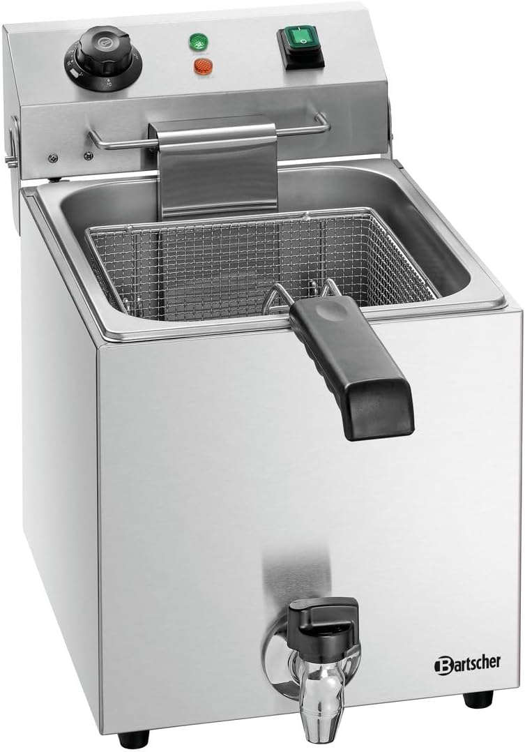 Bartscher Fritteuse SNACK III Plus mit Ablasshahn - A162823E