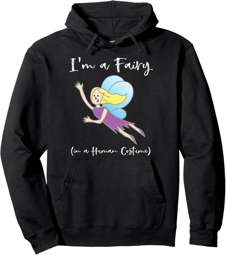 Fee Kostüm Lustige Easy Feen Halloween Pullover Hoodie
