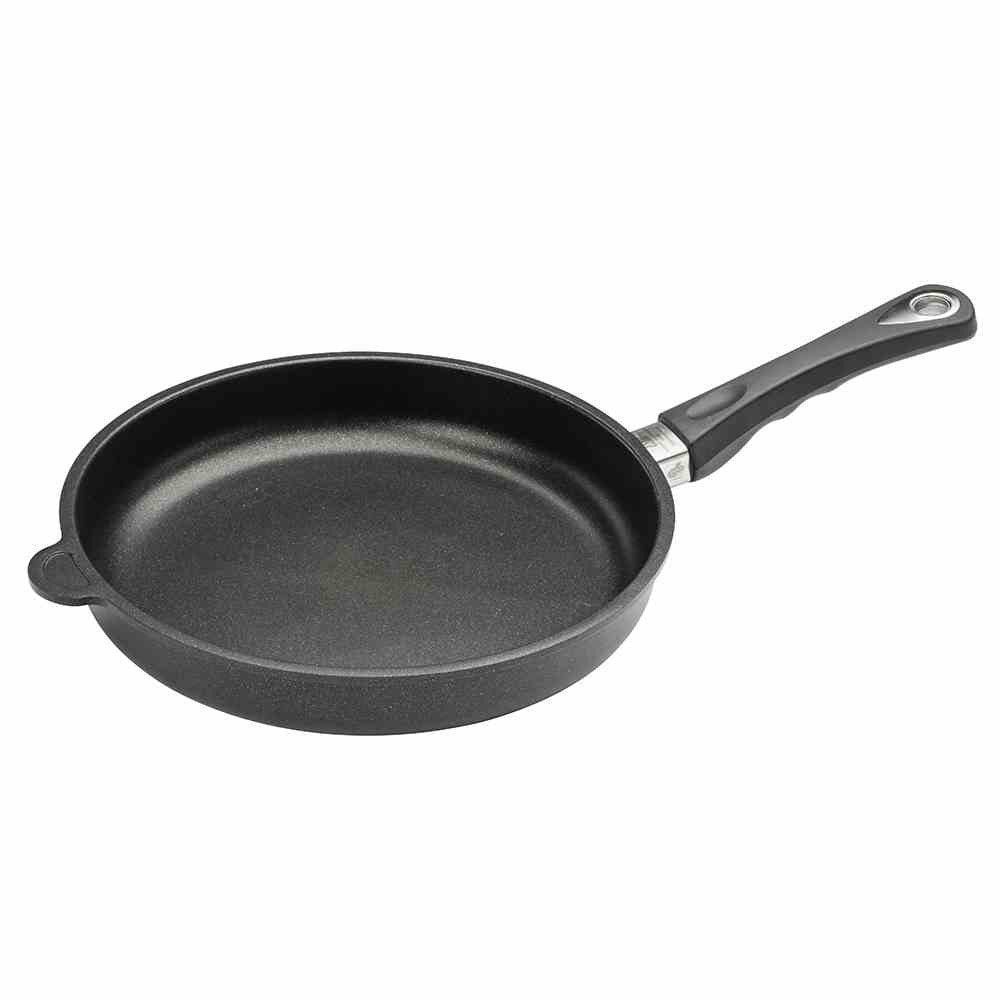 AMT Gastroguss Bratpfanne/Schwenkpfanne halbhoch, Ø 20 cm, 5 cm hoch, Aluguss (Aluminium), Lotan® An
