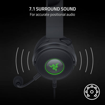 Razer Kraken Kitty V2 Pro RGB-Headset: austauschbare Ohren (Kitty, Bär, Hase) – Stream-Reaktivbeleuc