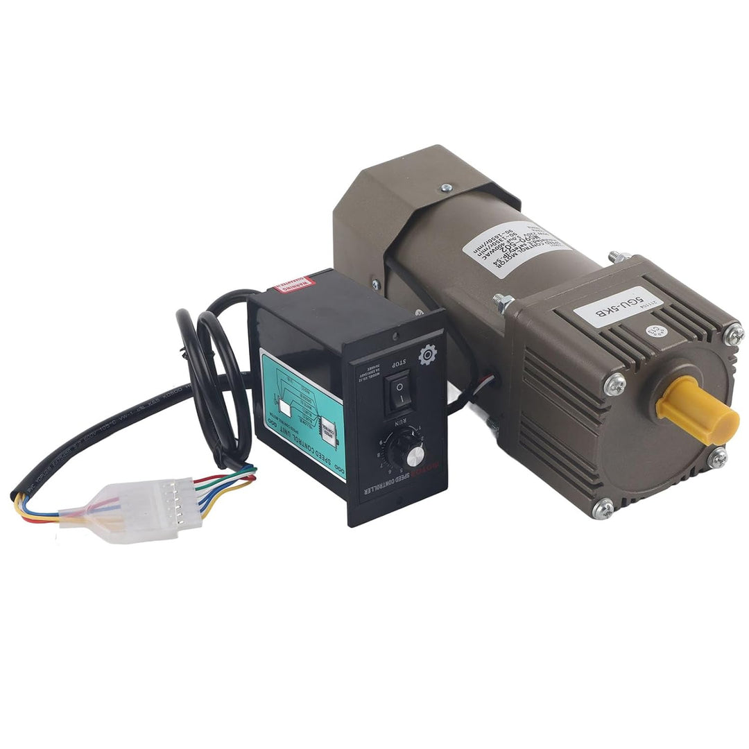AC 220V 90W Motor mit einstellbarer Drehzahl Stufenlos regelbarer Frequenzumrichtermotor mit Getrieb