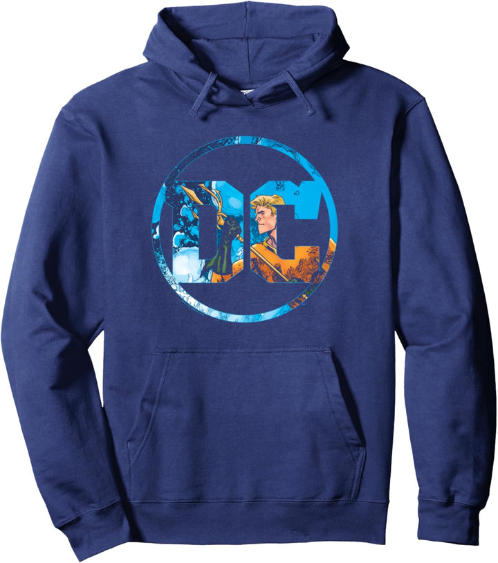 Aquaman DC Comics Logo Pullover Hoodie