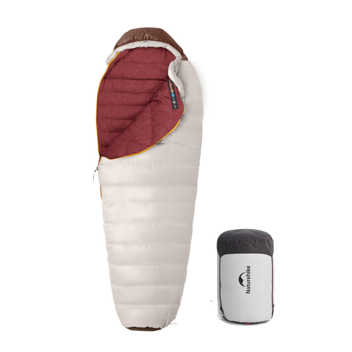 Naturehike Snowbird RDS Entendaunen Mumienschlafsack,Outdoor Professional Camping Schlafsack,Unisex