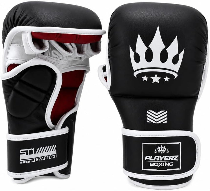 Playerz Spartec MMA-Handschuhe, 200 g, gemischte Kampfsport-Handschuhe, 227 g, Grappling-Handschuhe,