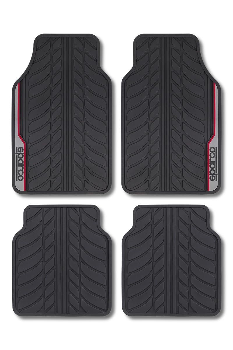 Sparco SPCF507RD Fussmatte F507 INTL ROT PVC F507 PVC ROT, PVC F507 PVC ROT