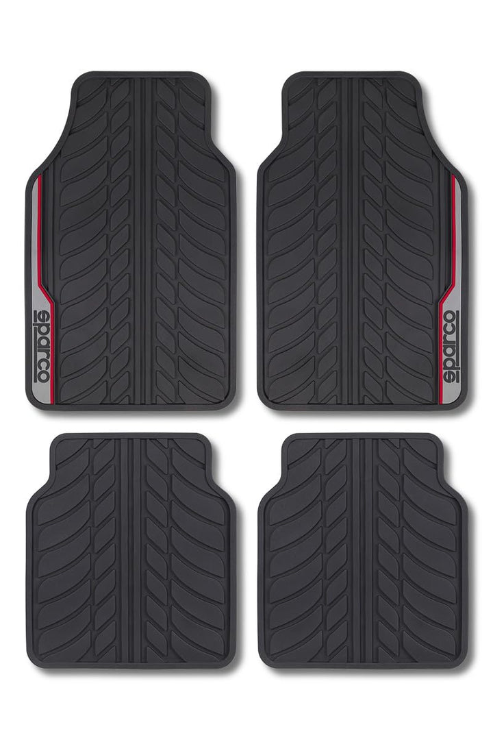 Sparco SPCF507RD Fussmatte F507 INTL ROT PVC F507 PVC ROT, PVC F507 PVC ROT