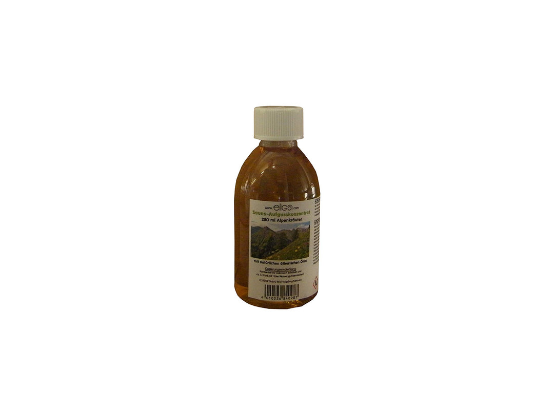 eliga Sauna-Aufgusskonzentrat Alpenkräuter, 1er Pack (1 x 250 ml)