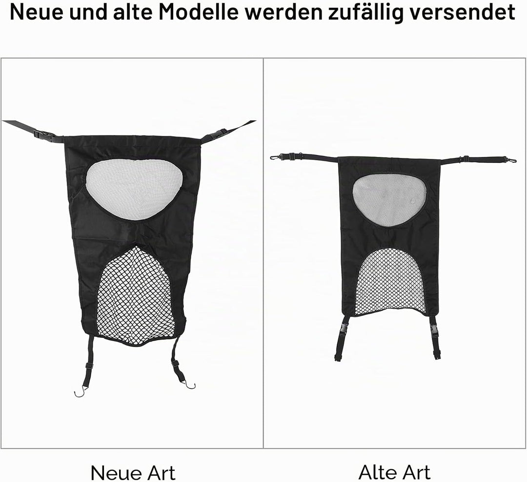Pssopp Hunde Rücksitz Barriere Hunde Gepäcknetz Rücksitz Hund Schutznetz Auto Sicherheitsnetz Trennn