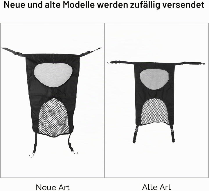 Pssopp Hunde Rücksitz Barriere Hunde Gepäcknetz Rücksitz Hund Schutznetz Auto Sicherheitsnetz Trennn