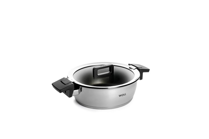 Woll Concept Bratentopf mit Deckel - Induktiv -, Ø 24 cm, 7 cm hoch, 3,6l - Geeignet für alle Herdar