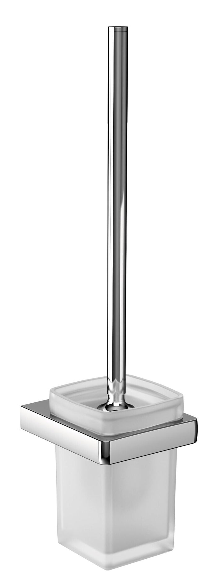 emco TREND WC-Bürstengarnitur, Toilettenbürste mit Griff und Halterung aus Metall, hochwertige WC-Bü