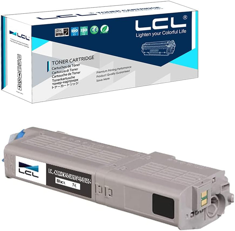 LCL Kompatibel Tonerkartusche C532DN C542DN MC563DN MC573DN 46490404 46490608 7000Seiten (1Schwarz)