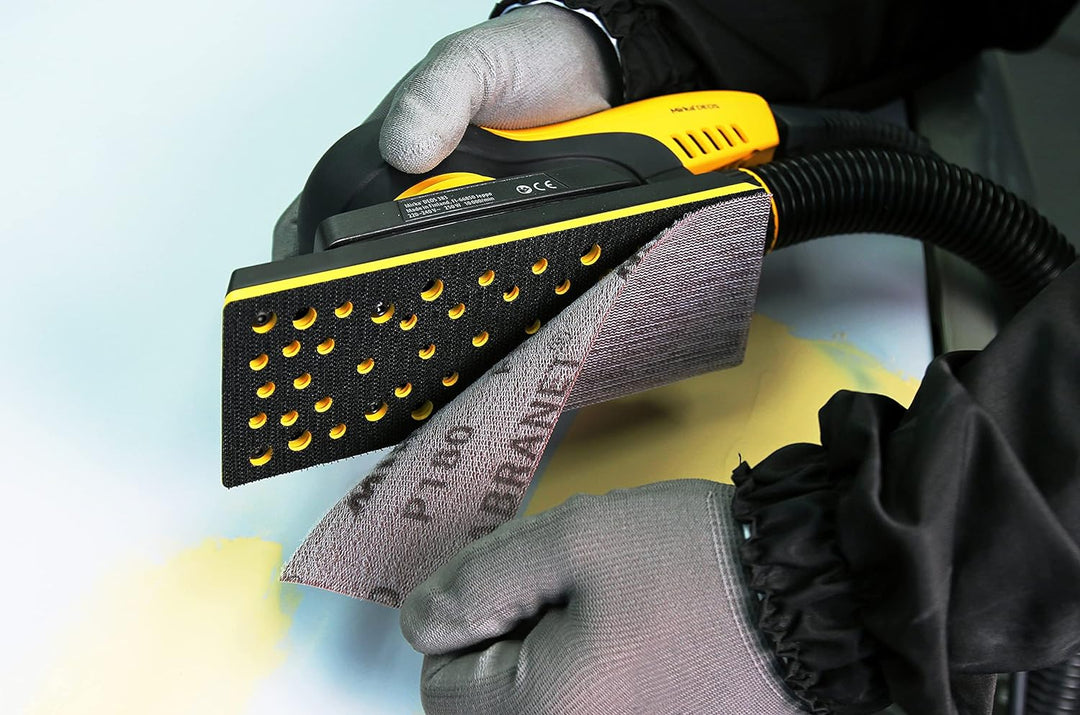 Mirka Abranet Netz-Schleifstreifen 70x198 mm Klett / Korn P180 / 50 Stk / zum Schleifen von Holz, Sp