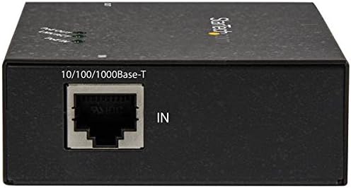 StarTech.com Gigabit PoE+ Extender, 802.3at/af, 100m, Power over Ethernet Extender, PoE Repeater / V