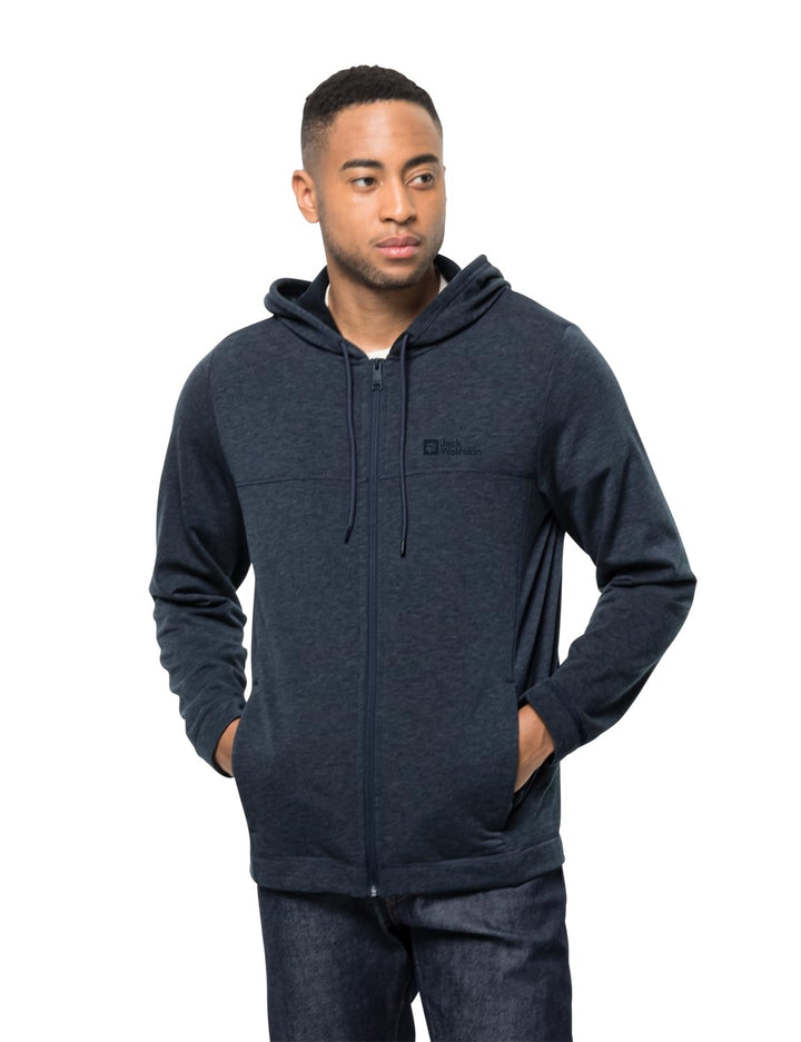 Jack Wolfskin Herren Waldsee Hooded JKT M Fleecejacke M Night Blue, M Night Blue