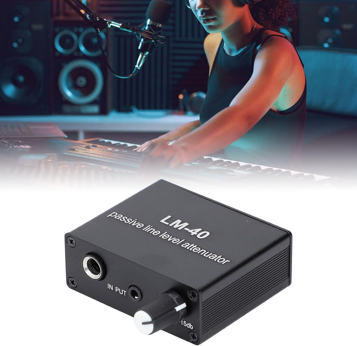 Lautstärkeregler, Passiver Schalldämpfer, Audio-Lautstärkeregler – 40 DB – 15 DB, Einstellbarer Laut