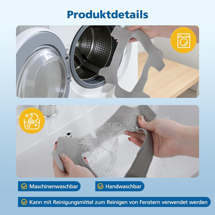 12 Stück Reinigungspad für Ecovacs Winbot W2S / W2S Omni Fensterputzroboter, Reinigungstuch für Ecov