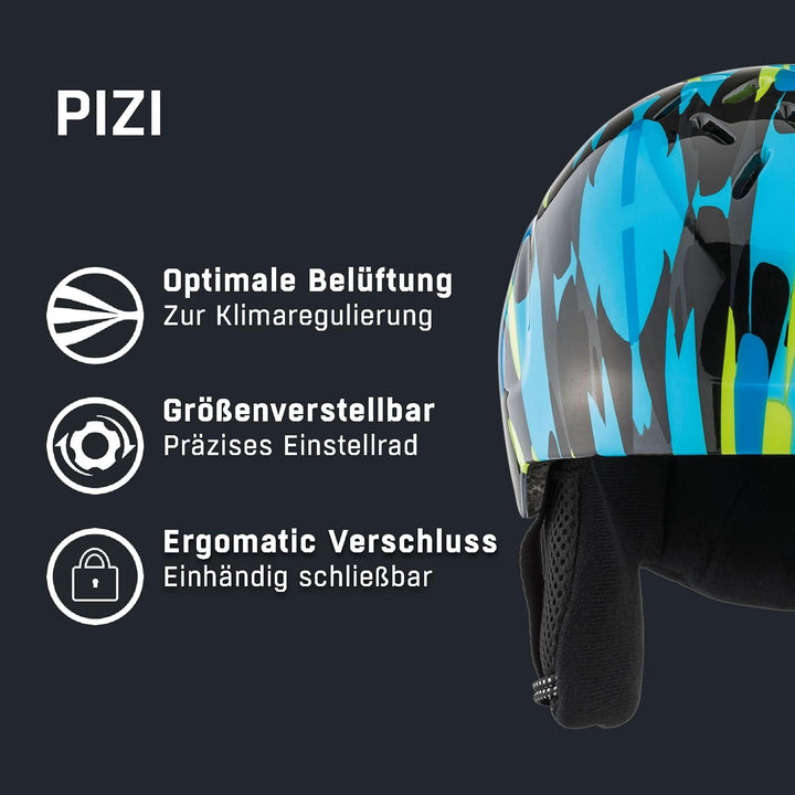 ALPINA ZUPO DISNEY SET - Hochwertiges, Sicheres &amp; Exklusives Disney Set aus Skibrille &amp; Skihelm Für