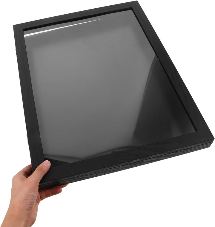 OSALADI Holzrahmen für Fussballtrikots, Schattenbox für Fussballtrikots, Wand-Desktop-Rahmen für Bas