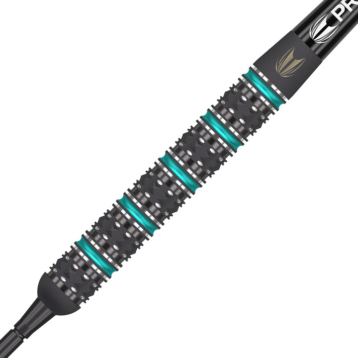 Target Darts Rob Cross Black Edition 90% Wolfram Swiss Point Steeldarts-Set Dartpfeile 24G, 24G