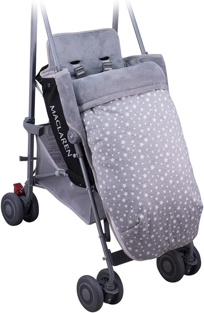 JYOKO KIDS Fusssack Kompatibel mit Maclaren, White Star FLEECE