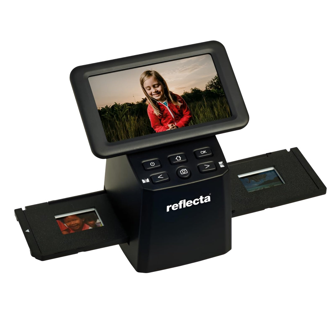 Reflecta x33-Scan - Hochwertiger Diascanner und Negativscanner mit 15,3 MP CMOS-Sensor, 5" IPS-Displ
