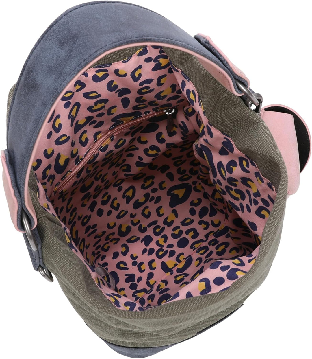 Fritzi aus Preussen Damen Izzy07 Canvas Hobo-Tasche Olive, Olive