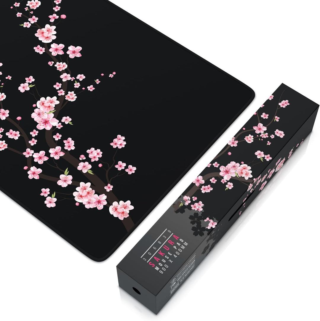 TITANWOLF - XXL Speed Gaming Mauspad 900 x 400mm - XXL Mousepad - Tischunterlage Large Size - verbes