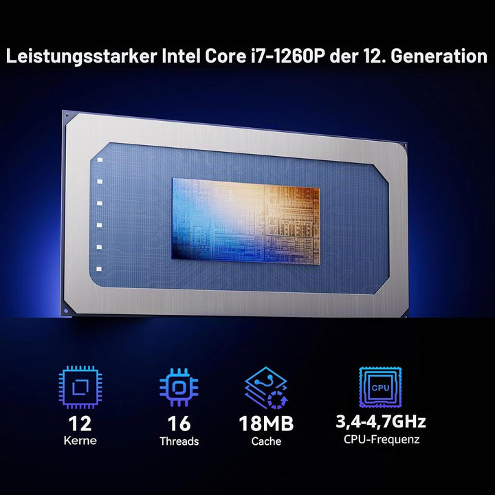 Intel NUC 12 Pro, für ASUS NUC12 Pro Wall Street Canyon Mini PC, 0GB RAM, 0GB SSD, Intel Core i7-126