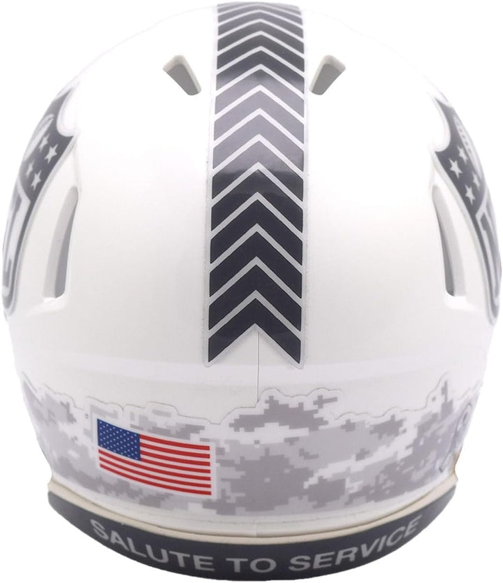 NFL New Orleans Saints Salute to Service 2024 Mini Helm Speed Footballhelm