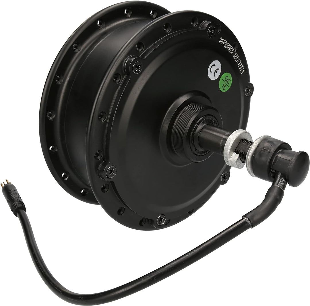 windmeile | E-Bike Nabenmotor Hinterrad, Schwarz, 20''/26''/28'', 36V/48V, 250W/500W, E-Bike, Elektr