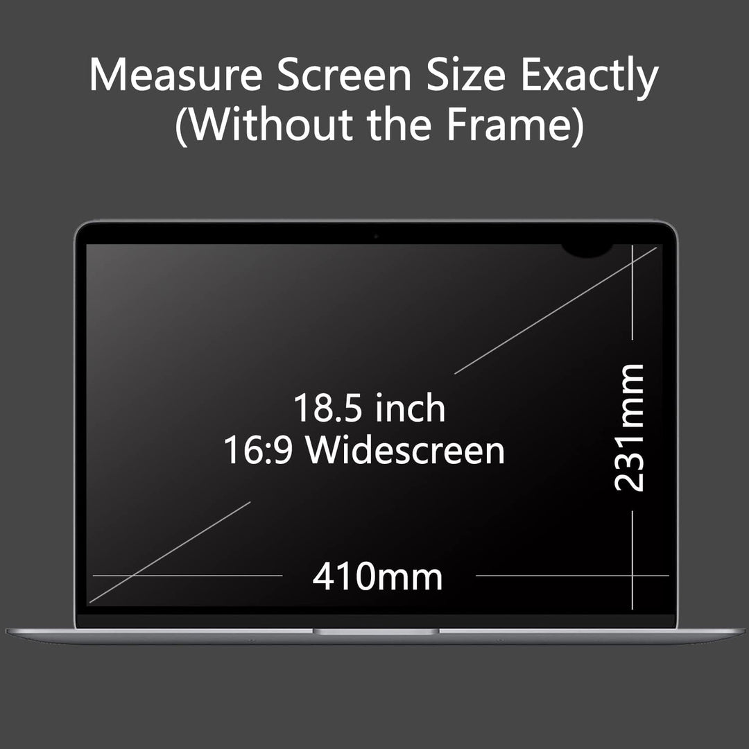 Lonkenn 18.5 Zoll Laptop Privacy Filter, Premium Blickschutzfilter, Robust und Wiederverwendbar, Pri