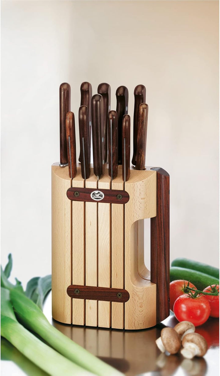 Victorinox Messerblock mit Inhalt, 11-teilig, Inkl. 11 Küchenmesser, Messer-Aufbewahrung, aus Holz,