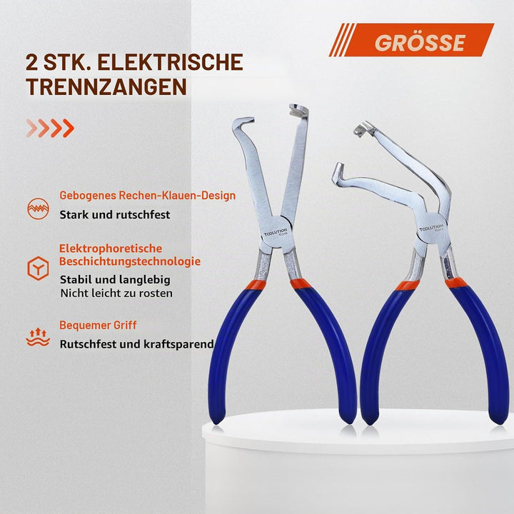 Electrical Disconnect Pliers Kit 4 Piece Set – Auto Electrical Connector Pliers Fuel Line Disconnect