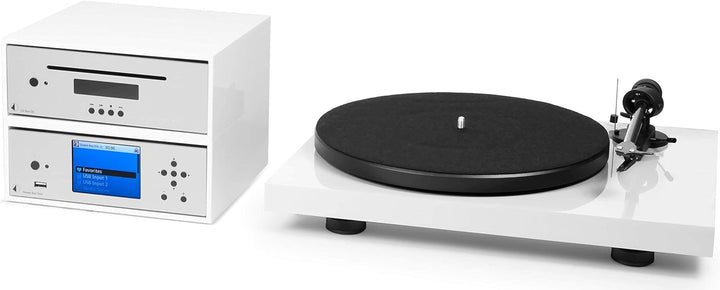 Pro-Ject CD Box DS, High End Audio CD Player mit 24bit/192kHz Burr Brown DAC (Silber), Silber