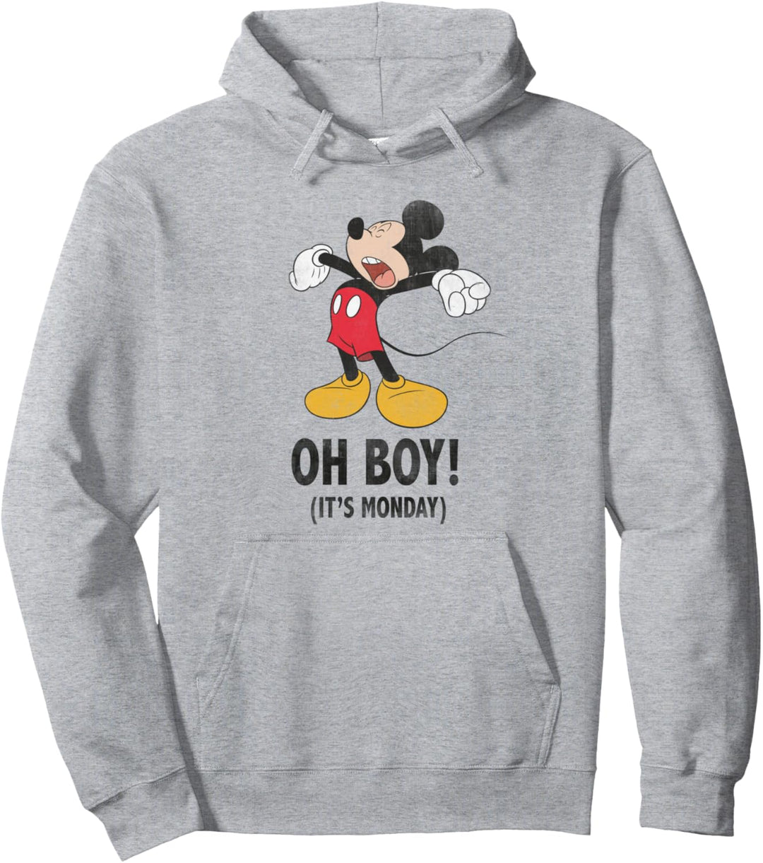 Disney Mickey Mouse Oh Boy! It's Monday Pullover Hoodie