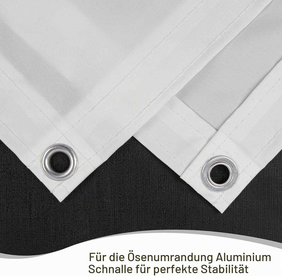 SUNNY GUARD Balkon Sichtschutz Wetterfest 70x800cm Balkonverkleidung Balkonabdeckung Balkonumspannun