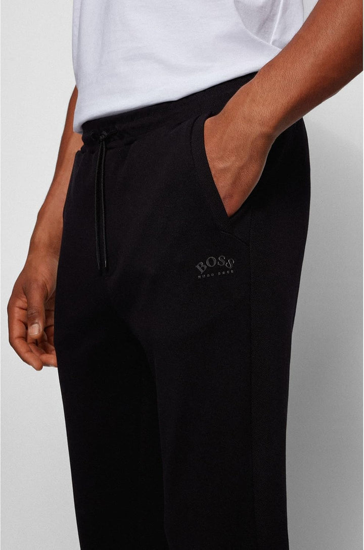 BOSS Herren Hadiko Curved Jogging Hose, Black001