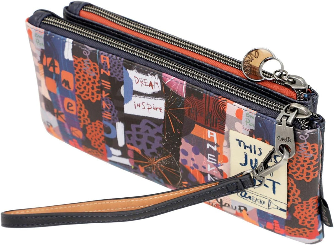 Anekke Contemporary Nagare Wallet Purse L Multicolor